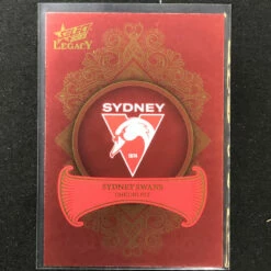 2023 Legacy AFL SYDNEY SWANS CHECKLIST LOGO Legacy Plus 347/425