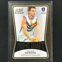 2023 Legacy AFL CALEB SERONG Prime Draft 11/100