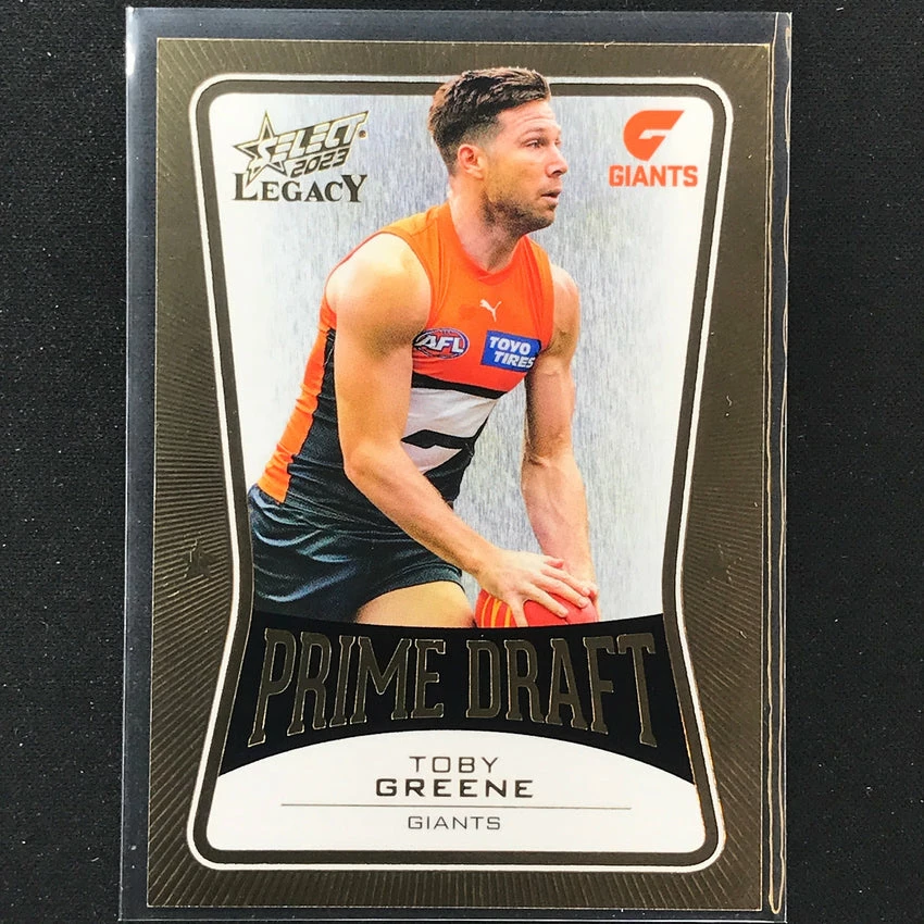 2023 Legacy AFL TOBY GREENE Prime Draft 007/100 3 2023 Legacy AFL TOBY GREENE Prime Draft 007/100