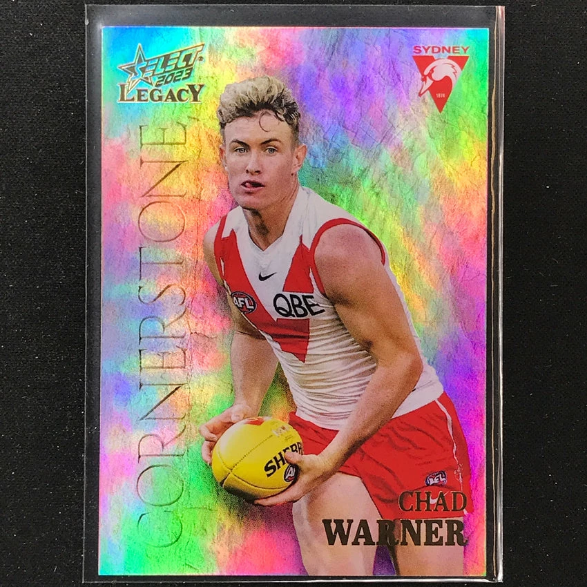 2023 Legacy AFL CHAD WARNER Cornerstone 62/85 3 2023 Legacy AFL CHAD WARNER Cornerstone 62/85