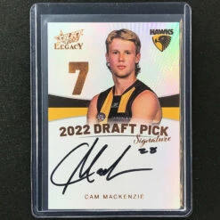2023 Legacy AFL CAM MACKENZIE 2022 Draft Pick Signature Auto Copper 122/175