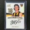 2023 Legacy AFL JOSH WEDDLE 2022 Draft Pick Signature Auto Gold 15/90 -Mystic Cards Game Shop 021023 495 850x