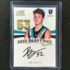 2023 Legacy AFL TOM SCULLY 2022 Draft Pick Signature Auto Gold 89/90