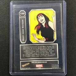 2021-2022 Marvel Spider-Man Metal MARY JANE WATSON Precious Gems PMG Red 62/100 -Mystic Cards Game Shop 031022 104 850x
