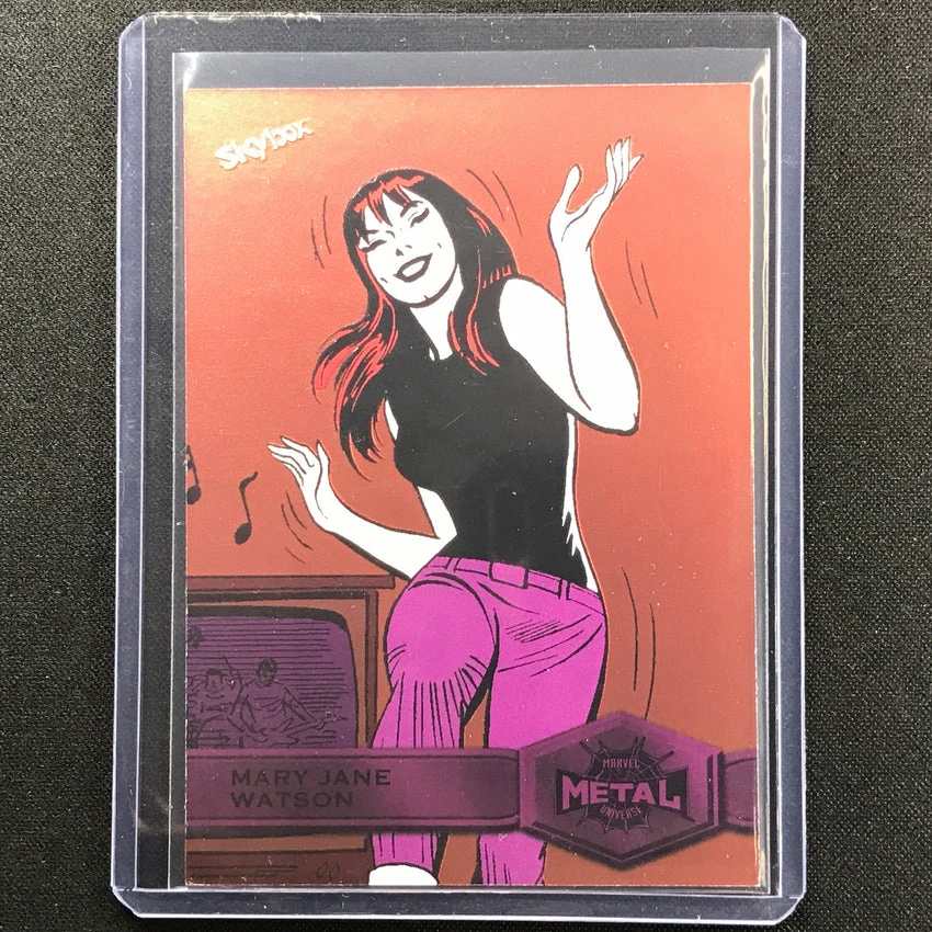 2021-2022 Marvel Spider-Man Metal Universe MARY JANE WATSON High Pink 50/75 3 2021-2022 Marvel Spider-Man Metal Universe MARY JANE WATSON High Pink 50/75