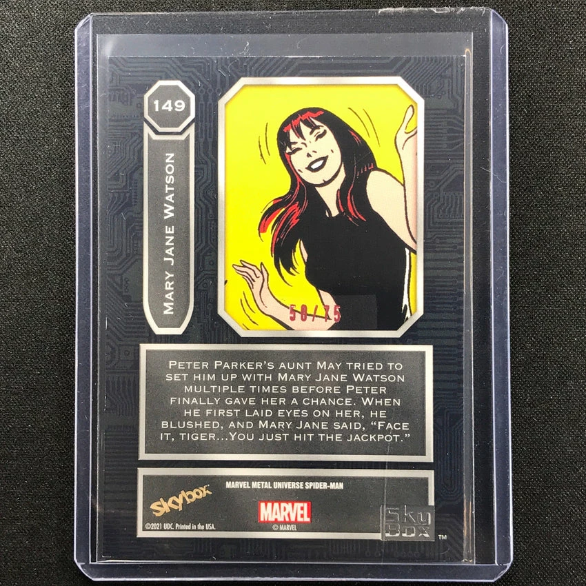 2021-2022 Marvel Spider-Man Metal Universe MARY JANE WATSON High Pink 50/75 4 2021-2022 Marvel Spider-Man Metal Universe MARY JANE WATSON High Pink 50/75 - Image 2