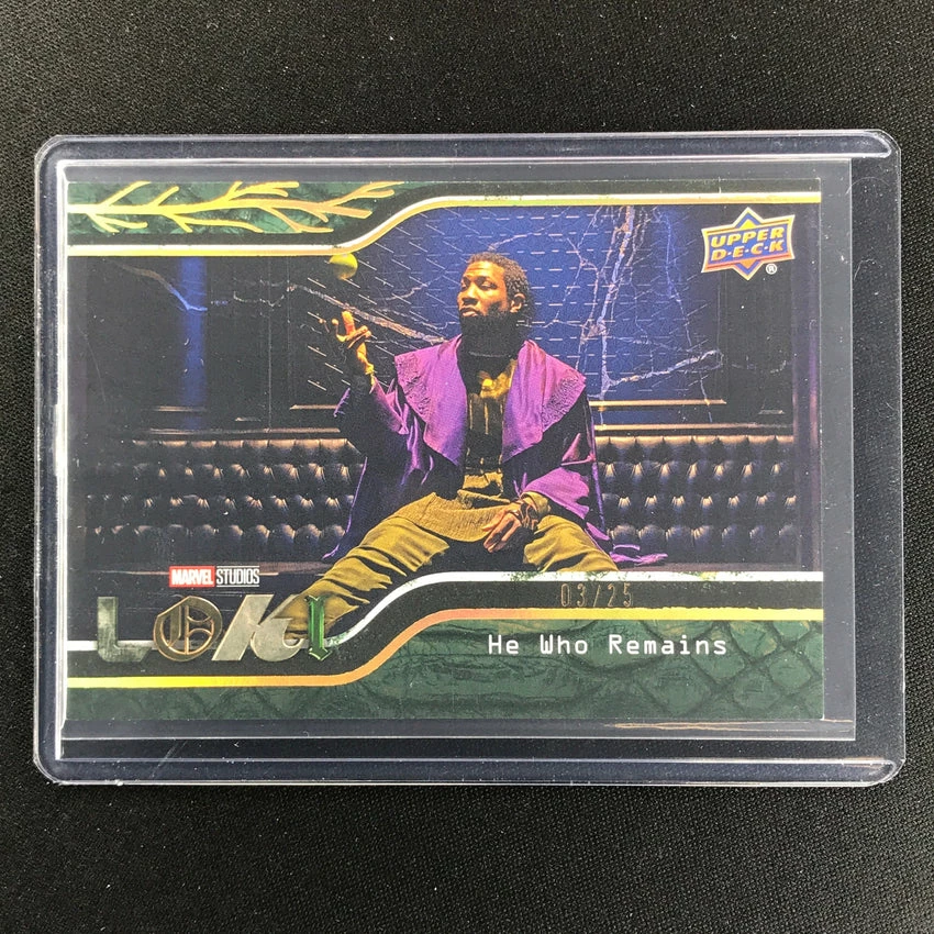 2023 Loki Season 1 HE WHO REMAINS Base Alligator Loki 3/25 3 2023 Loki Season 1 HE WHO REMAINS Base Alligator Loki 3/25