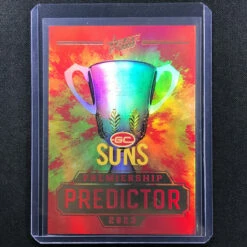 2023 Footy Stars GOLD COAST SUNS Premiership Predictor Gold 107/260