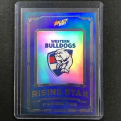 2023 Footy Stars WESTERN BULLDOGS Rising Star Predictor Gold 181/260