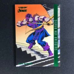 2022 Fleer Ultra Avengers CLINT BARTON Silver Age Green Foil #104