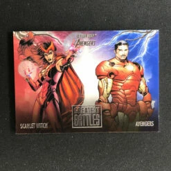 2022 Fleer Ultra Avengers HOUSE OF M SCARLET WITCH Greatest Battles Base #6