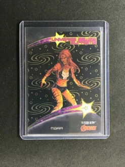 2022 Fleer Ultra Avengers TIGRA Universe Power Supreme Black Die-Cut SSP #36