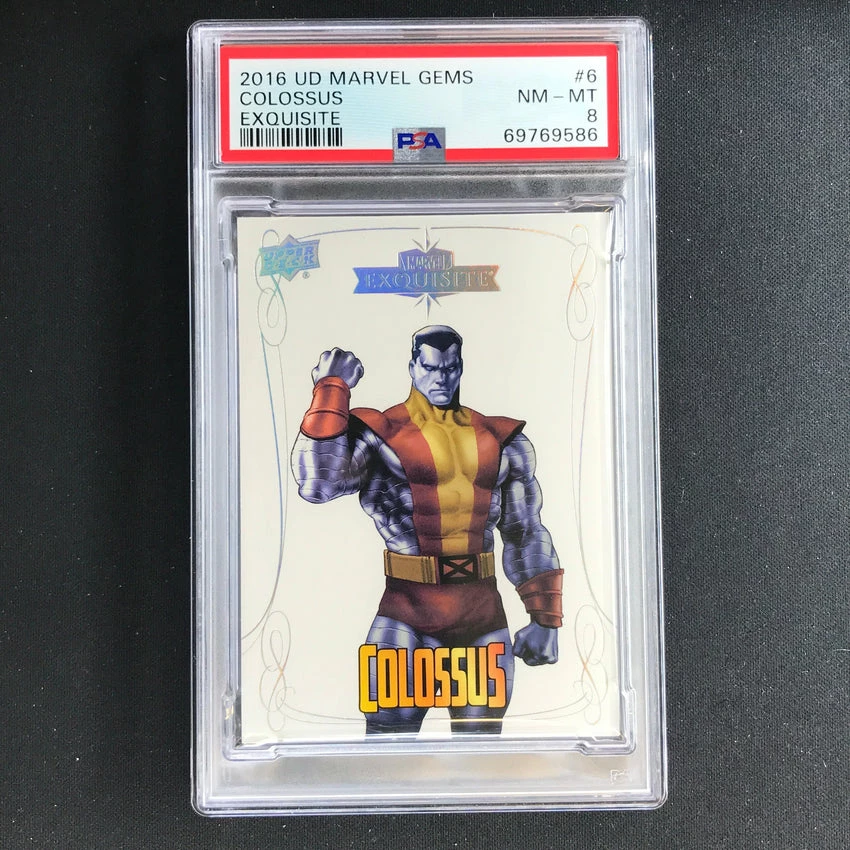 2016 Marvel Gems COLOSSUS Exquisite 059/199 PSA 8 (586) 3 2016 Marvel Gems COLOSSUS Exquisite 059/199 PSA 8 (586)