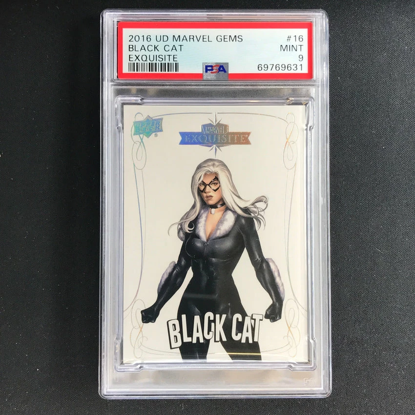 2016 Marvel Gems BLACK CAT Exquisite 123/199 PSA 9 (631) 3 2016 Marvel Gems BLACK CAT Exquisite 123/199 PSA 9 (631)