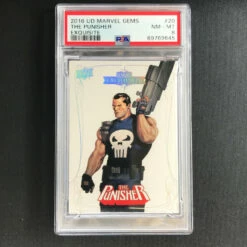 2016 Marvel Gems THE PUNISHER Exquisite 055/199 PSA 8 (645)