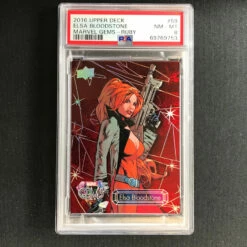 2016 Marvel Gems ELSA BLOODSTONE Ruby 47/99 PSA 8 (753)