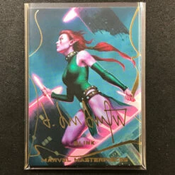 2022 Marvel Masterpieces BLINK Base Gold Signature Series Foil #22