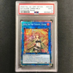 PSA 9 Hiita, The Fire Charmer - PHRA-EN100 - Starlight Rare 1st Edition 016