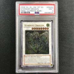 PSA 9 Stardust Dragon - TDGS-EN040 - Ultimate Rare The Duelist Genesis 1st Edition 028