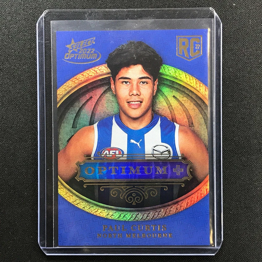 2022 Select Optimum PAUL CURTIS Rookie Optimum+ Parallel 50/115 3 2022 Select Optimum PAUL CURTIS Rookie Optimum+ Parallel 50/115