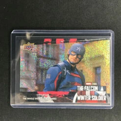 2022 Falcon & Winter Soldier WHOLE WORLD WATCHING Black Red Flag Smasher 037/225