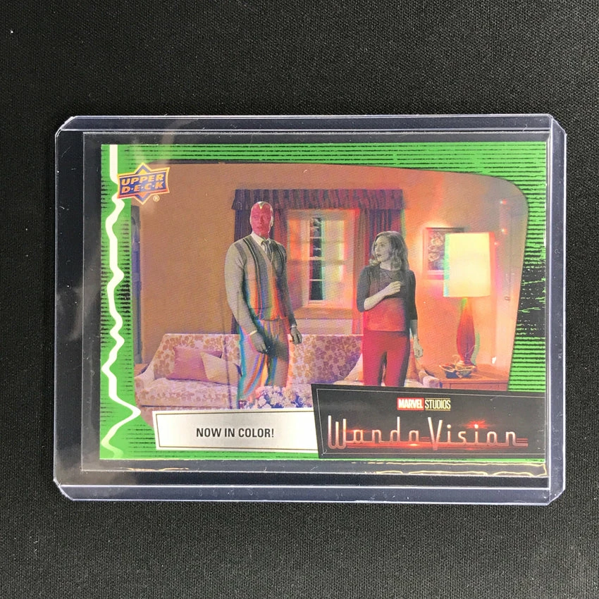 2022 WandaVision NOW IN COLOR! Green Vision 096/225 3 2022 WandaVision NOW IN COLOR! Green Vision 096/225