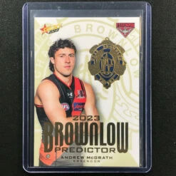 2023 Footy Stars ANDREW MCGRATH Brownlow Predictor Gold 132/260