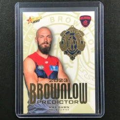 2023 Footy Stars MAX GAWN Brownlow Predictor Gold 79/260