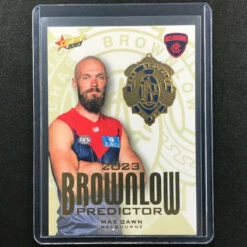 2023 Footy Stars MAX GAWN Brownlow Predictor Gold 163/260