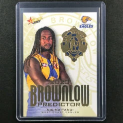 2023 Footy Stars NIC NAITANUI Brownlow Predictor Gold 160/260