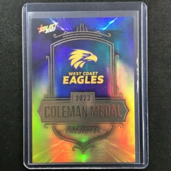 2023 Footy Stars WEST COAST EAGLES Coleman Medal Predictor Gold 24/260
