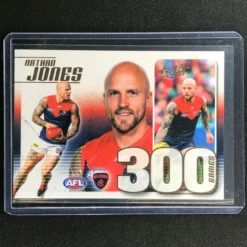 2023 Footy Stars NATHAN JONES 300 Game Case Card #135