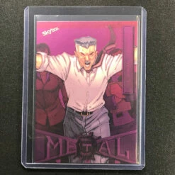 2021-2022 Marvel Spider-Man Metal Universe J. JONAH JAMESON Light FX Pink 39/75