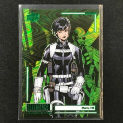 2023 Marvel Allegiance: Avengers Vs. X-Men MARIA HILL Base Green Reality 85/249