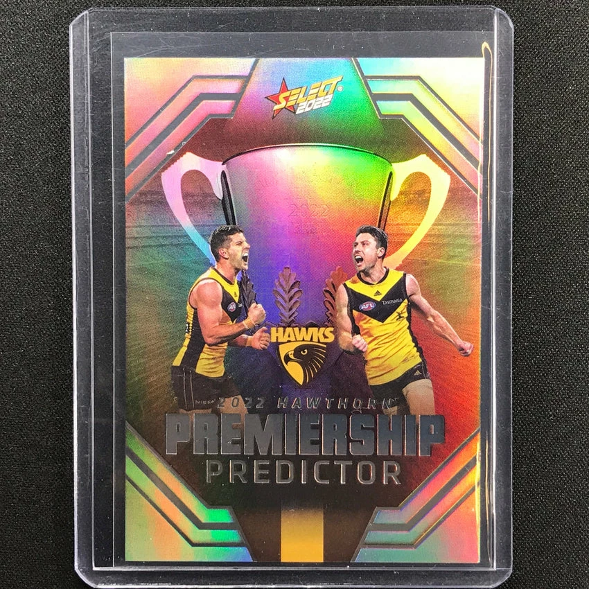 2022 Footy Stars HAWTHORN HAWKS Premiership Predictor 143/185 3 2022 Footy Stars HAWTHORN HAWKS Premiership Predictor 143/185