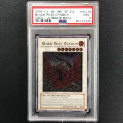 PSA 9 Black Rose Dragon - CSOC-EN039 - Ultimate Rare 1st Edition 325