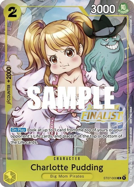 One Piece Charlotte Pudding - ST07-008 - C - 2023 ONLINE FINALIST Promo 3 One Piece Charlotte Pudding - ST07-008 - C - 2023 ONLINE FINALIST Promo