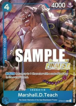 One Piece Marshall.D.Teach - ST03-014 - C - 2023 OFFLINE FINALIST Promo