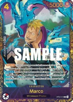 One Piece Marco - OP02-018 - SR - Treasure Cup Promo