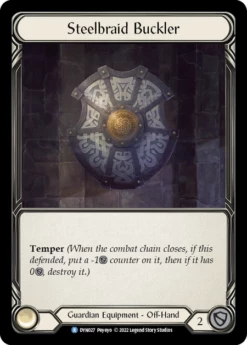 COLD FOIL Steelbraid Buckler - DYN027 - Rare Dynasty