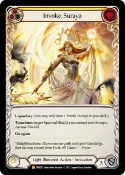 RAINBOW FOIL Invoke Suraya // Suraya, Archangel Of Knowledge - DYN212 - Legendary Dynasty