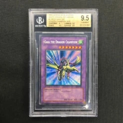 BGS 9.5 GEM MINT Gaia The Dragon Champion - LOB-125 - Secret Rare 1st Edition NA North America