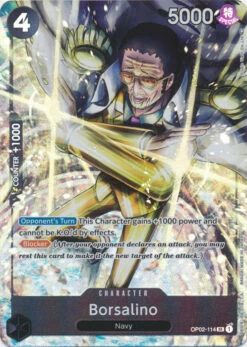 One Piece PARALLEL Borsalino #OP02-114 - SR OP-02 Paramount War