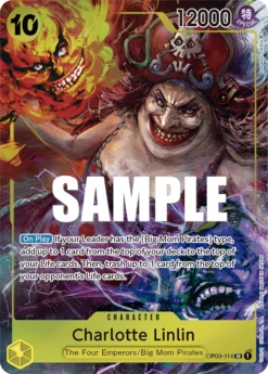 One Piece PARALLEL Charlotte Linlin (114) #OP03-114 - SR OP-03 Pillars Of Strength