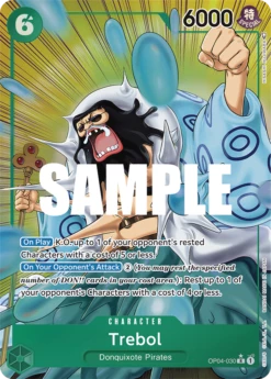 One Piece ALTERNATE ART Trebol #OP04-030 - R OP-04 Kingdoms Of Intrigue