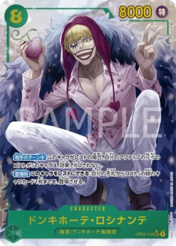 One Piece JAPANESE PARALLEL Donquixote Rosinante - OP04-119 - Secret Rare Kingdoms Of Intrigue