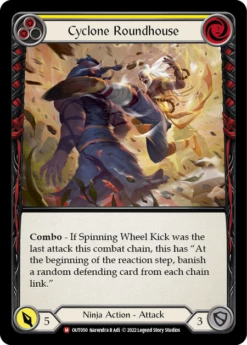 RAINBOW FOIL Cyclone Roundhouse - OUT050 - Majestic Outsiders