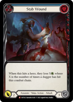 RAINBOW FOIL Stab Wound - OUT142 - Majestic Outsiders