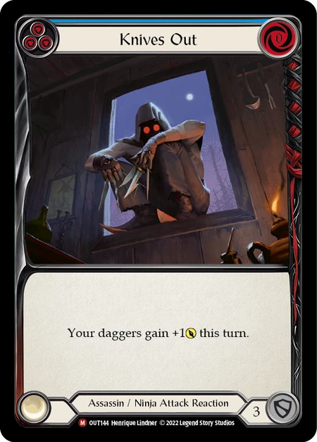 RAINBOW FOIL Knives Out - OUT144 - Majestic Outsiders 3 RAINBOW FOIL Knives Out - OUT144 - Majestic Outsiders