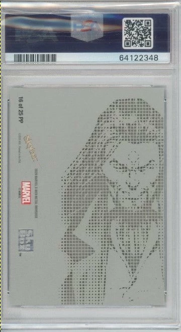 2020-21 X-Men Metal Universe MISTER SINISTER Platinum Portraits SSP #16 PSA 8 (348) 4 2020-21 X-Men Metal Universe MISTER SINISTER Platinum Portraits SSP #16 PSA 8 (348) - Image 2